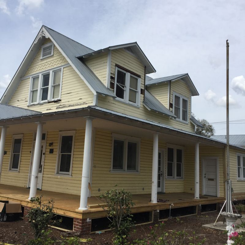 Jeffries House During Renovation