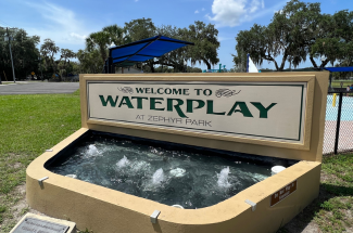 Sign of Water Park