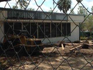 Deck out with construction vehicle