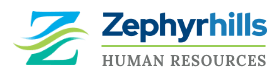 Zephyrhills Human Resources Homepage