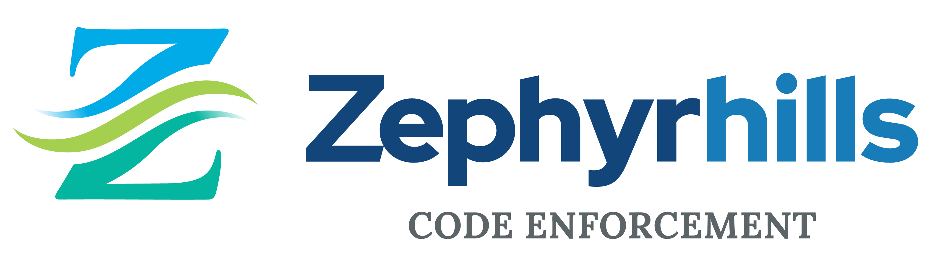 Zephyrhills Code Enforcement Horizontal Logo