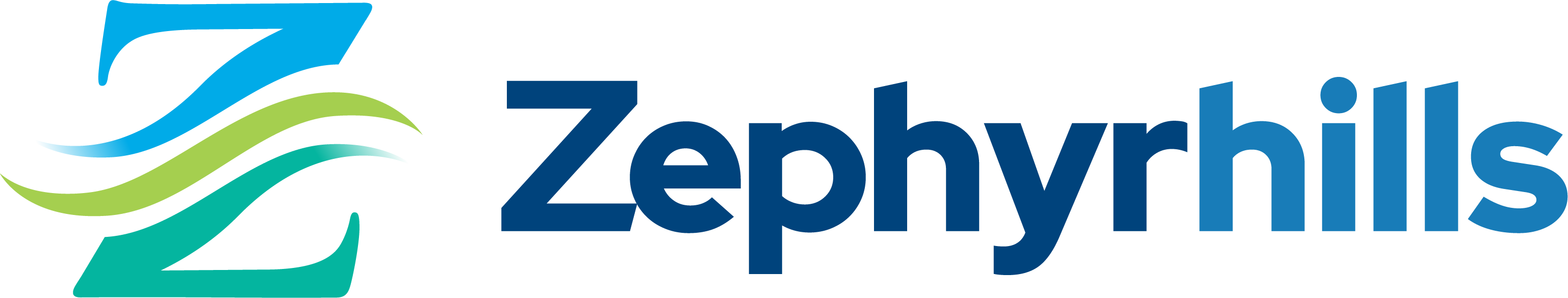 Zephyrhills Horizontal Logo Without Tagline