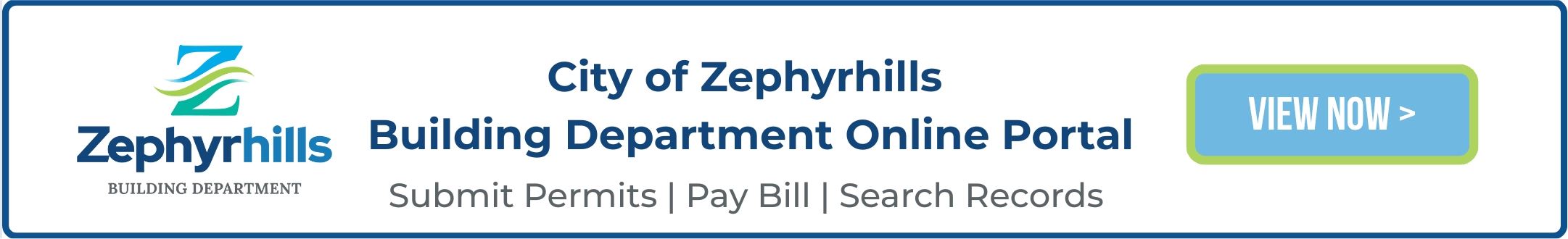 City of Zephyrhills Building Department Online Portal